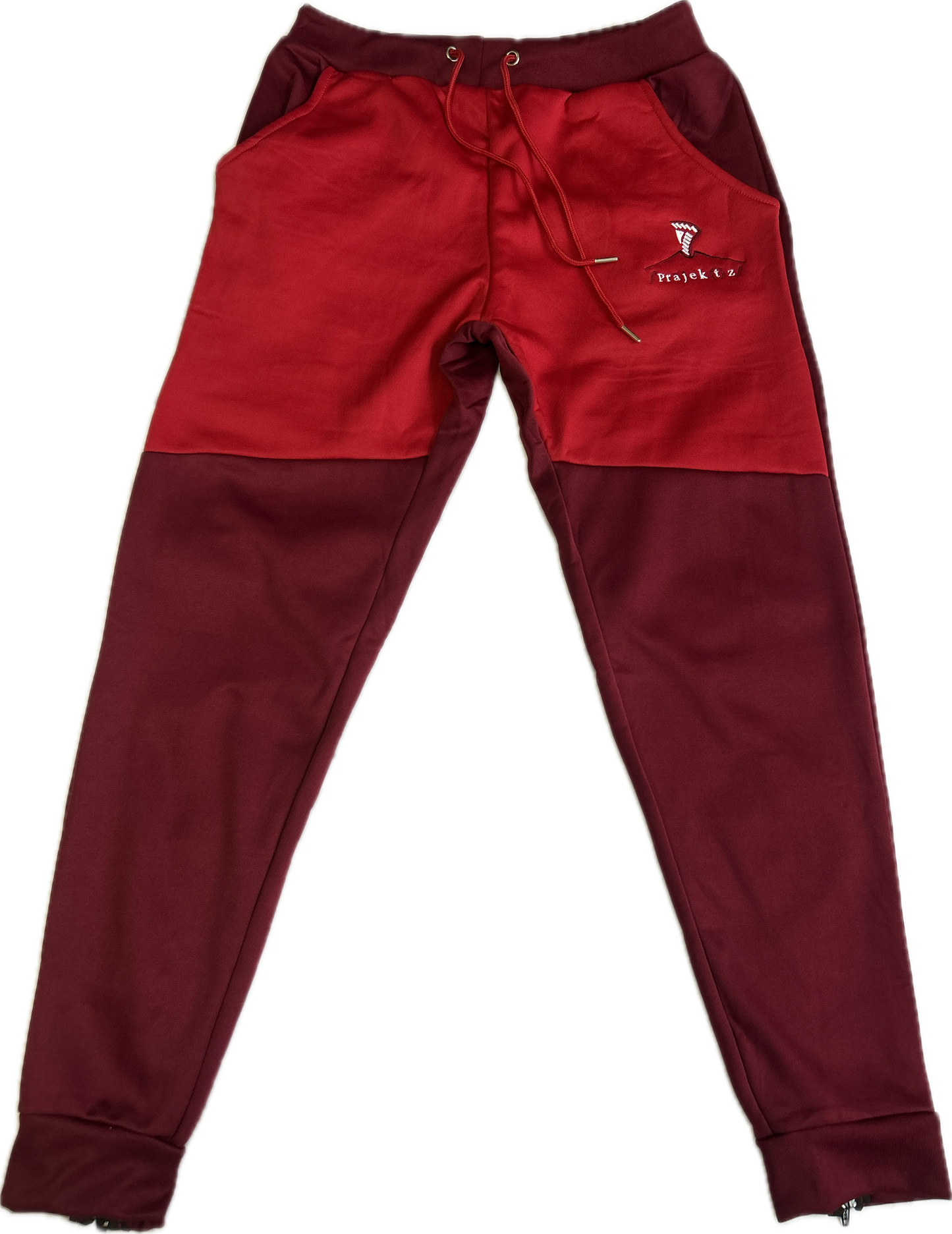 Red Zip Up Track Suit